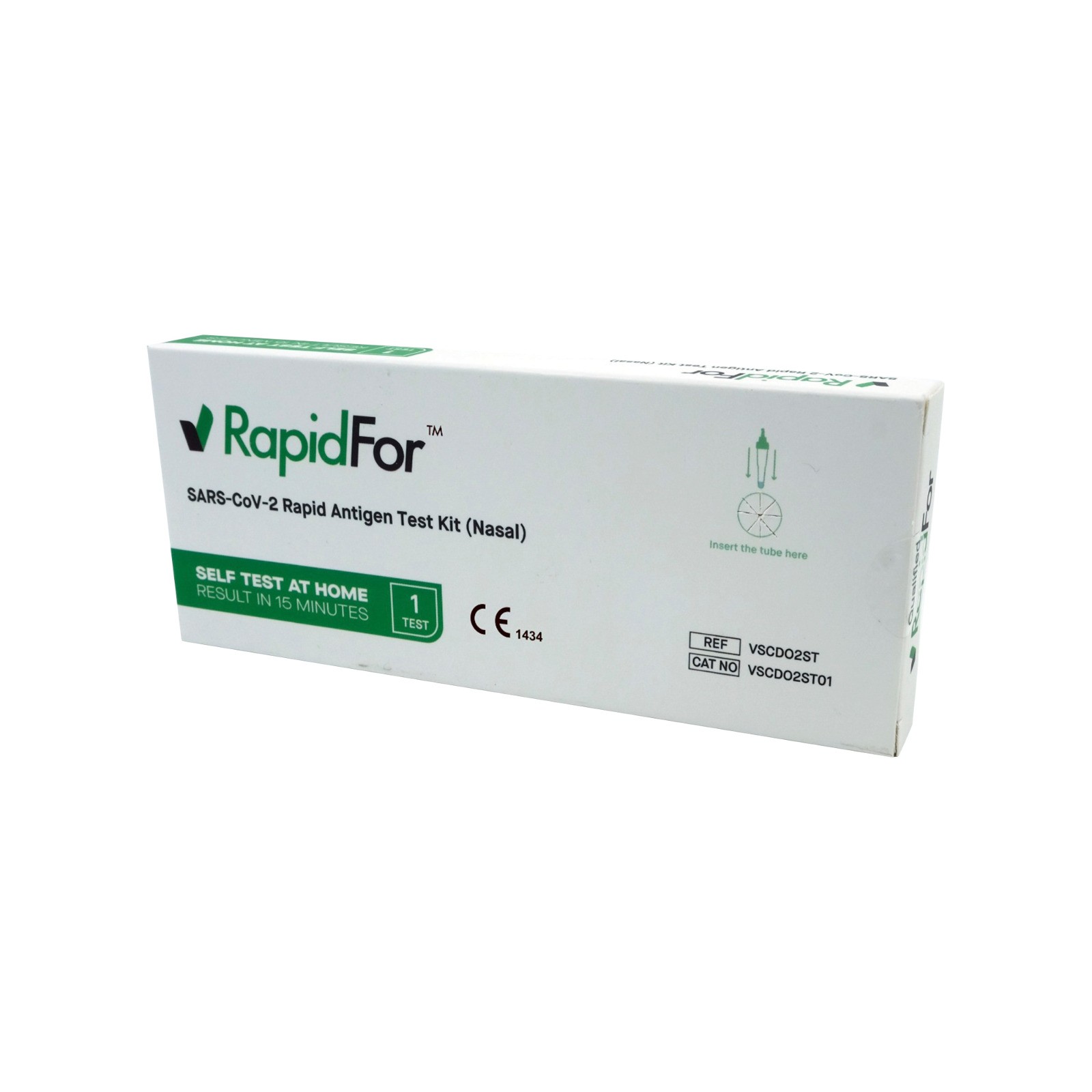 RapidFor SARS-CoV-2 Rapid Antigen Laientest Test Kit - 1er Packung - CE1434